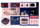 Набір кухонних меблів для ляльок Mega Creative з аксесуарами Синьо-рожевий (5908275188971) - зображення 2
