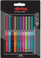 Набір лінерів Herlitz Rotring Feinschreiber 10 шт (3026981662201) - зображення 2