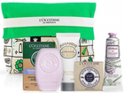 Набір косметики для догляду L'Occitane The Essentials From Provence Твердий шампунь 60 г + Молочко для тіла 20 мл + Мило 50 г + Крем для рук 30 мл + Косметичка (3253581698662) - зображення 2