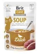 Влажный корм для кошек Brit Care Soup Cуп с уткой 75 г