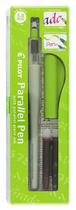 Каліграфічне перо Pilot Parallel Pen Calligraphy Fountain Pen Green 3.8 мм чорне (4902505192388) - зображення 1