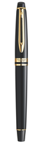 Pióro wieczne Waterman Expert Essential Black GT Niebieskie (3501170951644) - obraz 3