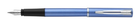 Pióro wieczne Waterman Allure Metal Blue Fountain Pen Niebieskie (3026980681951) - obraz 1