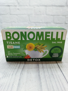 Чай очищення Bonomelli Detox зі м'ятою кульбабою березою та ягодами годжі 16 пакетиків - зображення 1
