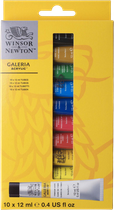 Zestaw farb akrylowych Winsor & Newton Galeria Acrylic Colour 10 x 12 ml (0884955074169) - obraz 1