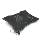 Підставка під ноутбук Pccooler N133, 10-15", 1*140mm, BLUE LED 1300±10% RPM, корпус метал+пластик, 1xUSB 2.0, Black, Box Q30