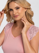 Нічна сорочка жіноча Babell Naomi XL Рожева (5901769747203) - зображення 3