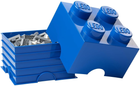 Pojemnik do przechowywania LEGO Storage Brick 4 Niebieski (40031731) - obraz 2