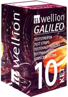 Тест-смужка на кетони крові Wellion Galileo WELL10-10KET 10 шт. - зображення 1