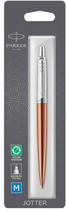 Кулькова ручка Parker Jotter Ballpoint Pen Chelsea Orange with Chrome Синя (3501179532424) - зображення 1