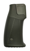 Пістолетна рукоятка DLG Tactical (DLG-182) для AR-15 (полімер) прогумована, олива - зображення 1