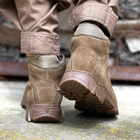 Тактические женские ботинки с гербом Kindzer натуральная кожа 36 койот - изображение 10