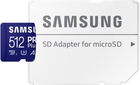 Karta pamięci Samsung PRO Plus microSDXC 512GB Class 10 UHS-I U3 V30 A2 + adapter SD (MB-MD512SA/EU) - obraz 5