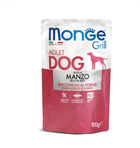 Влажный корм Monge Dog Grill с говядиной