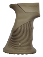 Пистолетная рукоятка DLG Tactical (DLG-181) для АК (полимер) обрезиненная, койот - изображение 1