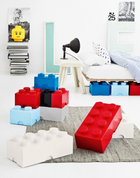 Контейнер у формі блоку LEGO Storage Brick 8 Червоний (40041730) - зображення 6