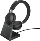 Навушники Jabra Evolve2 65 USB-C UC Stereo with Charging Stand Black (26599-989-889) - зображення 1