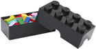 Pojemnik w kształcie klocka LEGO Storage Brick 8 Czarny (40041733) - obraz 2
