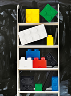 Pojemnik w kształcie klocka LEGO Storage Brick 8 Biały (40041735) - obraz 5