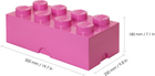 Контейнер у формі блоку LEGO Storage Brick 8 Рожевий (40041739) - зображення 2
