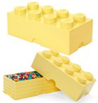 Контейнер у формі блоку LEGO Storage Brick 8 Пастельно-жовтий (40041741) - зображення 3