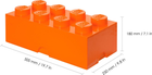 Pojemnik w kształcie klocka LEGO Storage Brick 8 Pomarańczowy (40041760) - obraz 4