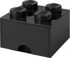 Контейнер для зберігання LEGO Storage Brick Drawer 4 з висувним ящиком Чорний (40051733) - зображення 1