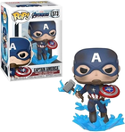 Figurka Tm Toys Funko Pop Marvel Captain America Broken Shield & Mjolnir 9 cm (0889698451376) - obraz 1
