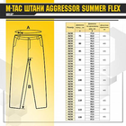Тактические штаны M-Tac Aggressor Summer Flex Black Размер 30/30 - изображение 8