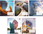 Набор тетрадей для записей YES Futuristic Architecture А5 96 листов в линию 5 шт (767178)