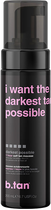 Мус для автозасмаги B.Tan I Want The Darkest Tan Possible Tan Mousse 200 мл (9347108001005) - зображення 1