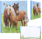 Щоденник Depesche Miss Melody Horses A5 Motif 1 із замком у формі серця (4010070677510)