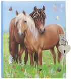 Щоденник Depesche Miss Melody Horses A5 Motif 1 із замком у формі серця (4010070677510) - зображення 2