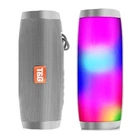 Портативная беспроводная Bluetooth колонка TG-157 с LED подсветкой grey