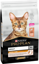 Сухий корм для дорослих котів Purina Pro Plan Adult 1+ Derma Care для підтримки здоров'я шкіри та краси шерсті з лососем 10 кг (DLKPUIKAS0021) - зображення 3