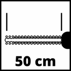 Wykaszarka akumulatorowa Einhell X-Change GC-CH 18/50 Li - Solo (3410945) - obraz 3