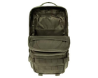 Тактический рюкзак с системой MOLLE Brandit US Cooper 40л 52x30x32 см с карманом для системы гидратации олива - изображение 4