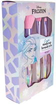 Набір пензлів для макіяжу Mad Beauty Crystal Makeup Brush Trio Frozen 3 шт (5060895837018) - зображення 2