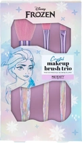 Набір пензлів для макіяжу Mad Beauty Crystal Makeup Brush Trio Frozen 3 шт (5060895837018) - зображення 1