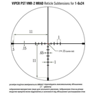 Оптичний приціл Vortex Viper PST Gen II 1-6x24 (VMR-2 MRAD IR) (926073) - изображение 4