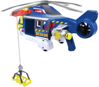 Funkcjonalny helikopter Dickie Toys Rescue Service z wyciągarką z efektami dźwiękowymi i świetlnymi 36 cm (203307002) - obraz 5