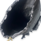 Рюкзак тактичний 50 л, одне відділення на стяжці, додаткові кишені, розмір: 70*35*20 см, чорний - изображение 2
