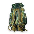 Тактично-туристичний рюкзак, 60 л, з розширенням, один відділ, розмір: 70(80)*35*20 см, темно-зелений піксель - изображение 7