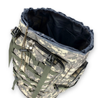 Тактично-туристичний рюкзак з розширенням, 90 л, розмір: 90(75)*40*25 см, сіро-зеленый піксель - изображение 6