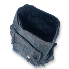 Тактичний рюкзак 50 л, одне відділення на блискавці, додаткові кишені, розмір: 70*35*20 см, чорний - изображение 2