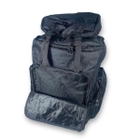 Тактичний рюкзак 50 л, одне відділення на блискавці, додаткові кишені, розмір: 70*35*20 см, чорний - изображение 4