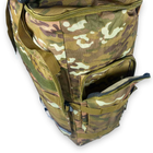 Тактичний рюкзак 50 л, одно відділення на блискавці, додаткові кишені, розмір: 70*35*20 см, камуфляж - зображення 3