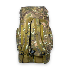 Тактичний рюкзак 50 л, одно відділення на блискавці, додаткові кишені, розмір: 70*35*20 см, камуфляж - зображення 6