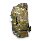 Тактичний рюкзак 50 л, одно відділення на блискавці, додаткові кишені, розмір: 70*35*20 см, камуфляж - зображення 7