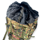 Туристичний, тактичний рюкзак, 90 л, 1 відділ, 2 фронтальні кишені, розмір: 85*40*25 см, коричневий піксель - изображение 3